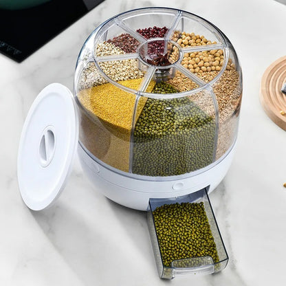360° Rotating Rice & Lentil Dispenser
