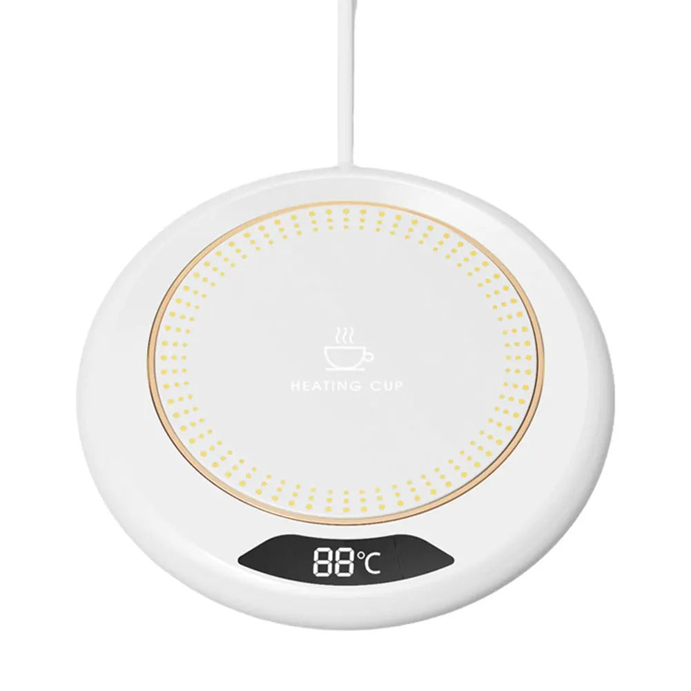 USB Cup Warmer Pad – Keep Your Chai & Coffee Hot (3 Heat Settings)